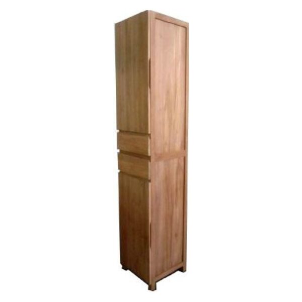 Bathroom cabinet bookcase 'Kinderdijk' 40x40x200 2 drawers 2 doors