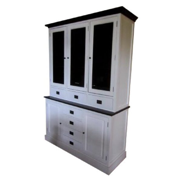 Display cabinet 'Spijkenisse' 150x52x210 cm