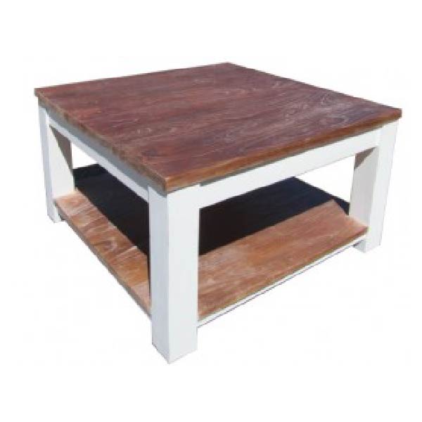 Block table coffee table 'Rotterdam' 100x100x45 cm