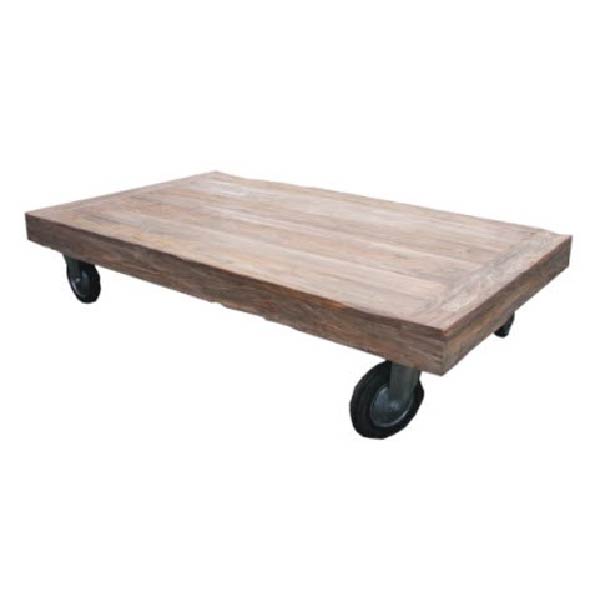 Coffee table 'Wheels' 130x70x35 cm coffee table