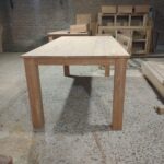 Solid Teak Dining Table 200cm, Modern Farmhouse Teakwood Furniture