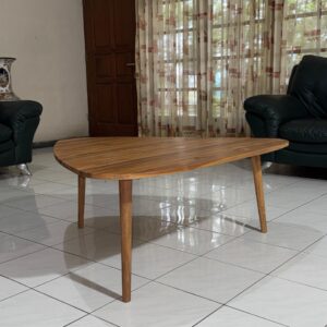 Solid Teak Wood Round Dining Table | Handmade Scandinavian Dining Table | Modern Farmhouse Kitchen Table | Japandi Furniture | Round