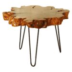 Coffee table side table Boas steel legs