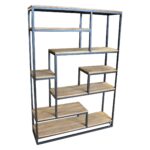 Bookcase ‘Han’ 130x35x190 cm Wall cabinet