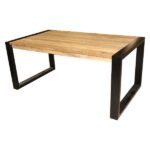 Dining table ‘steel square legs’ 180x100x79 cm