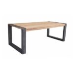 Dining table ‘steel square legs’ 200x100x79 cm